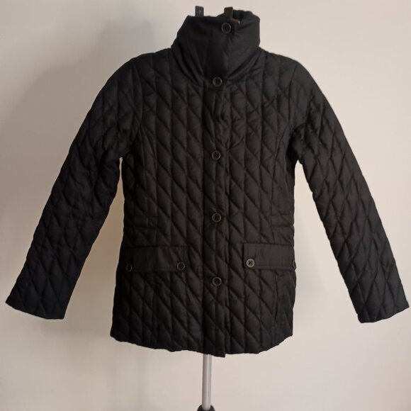Eddie Bauer Premium Goose Down Coat Black 4 Pocket Women’s XS - Picture 15 of 15